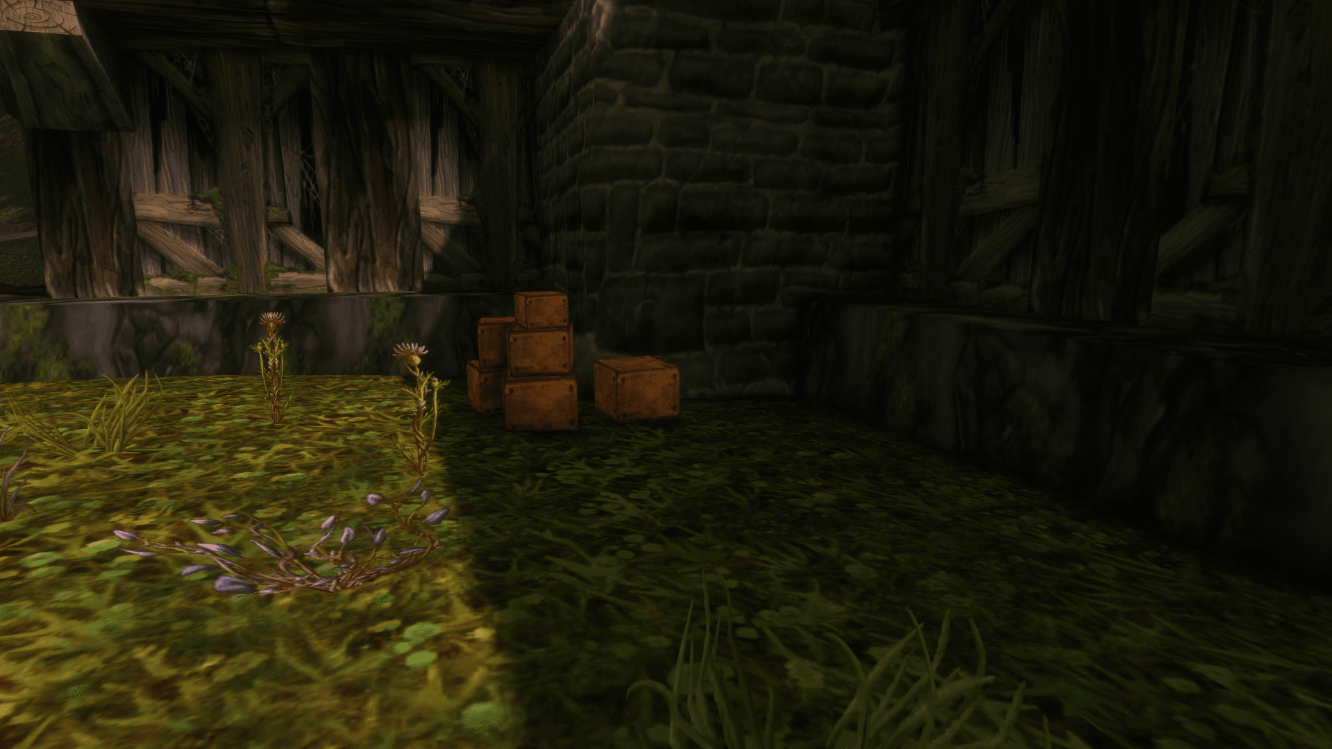 Quest crates without sparkles in WoW: Forever