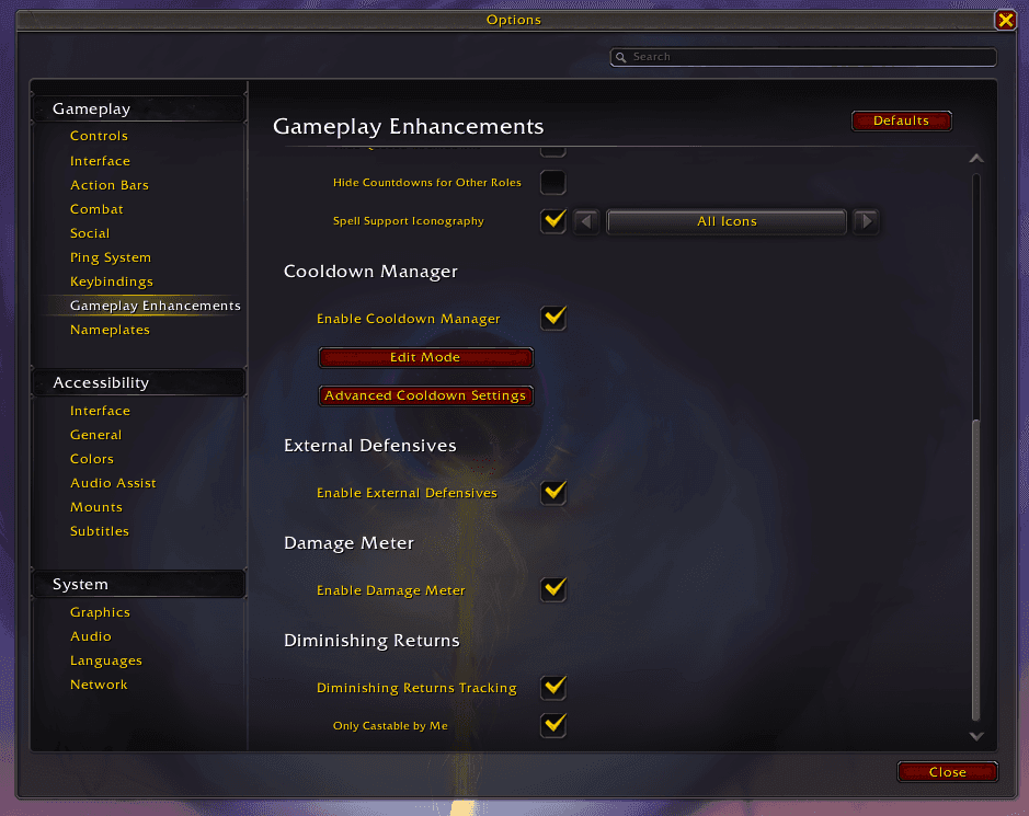 Cooldown Manager