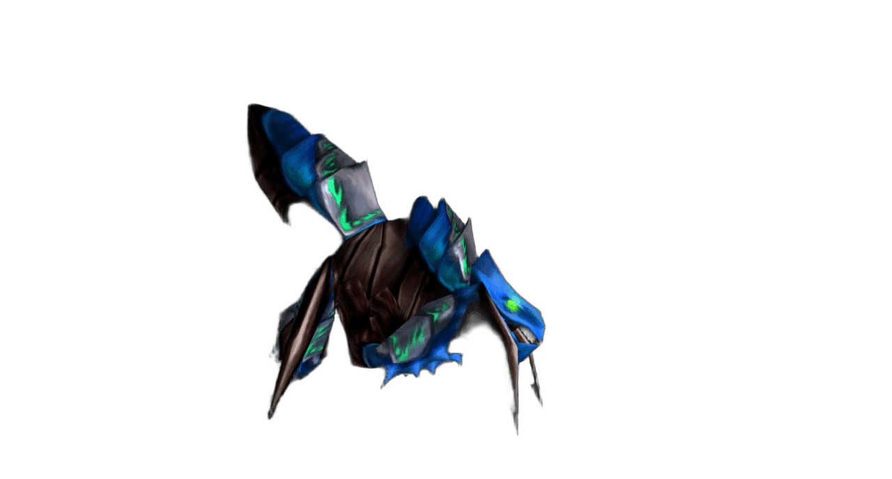 Cristallo Echeggiante Qiraji Blu