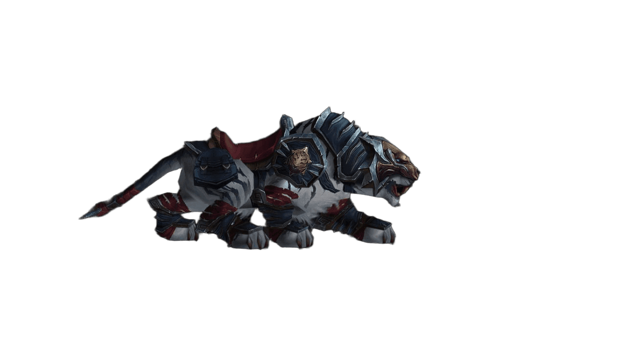 Redini della Tigre Cavalcabile Blu degli Shandaren