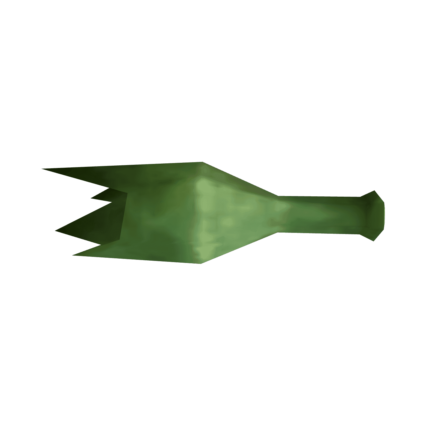 Botella de Brochargento rota