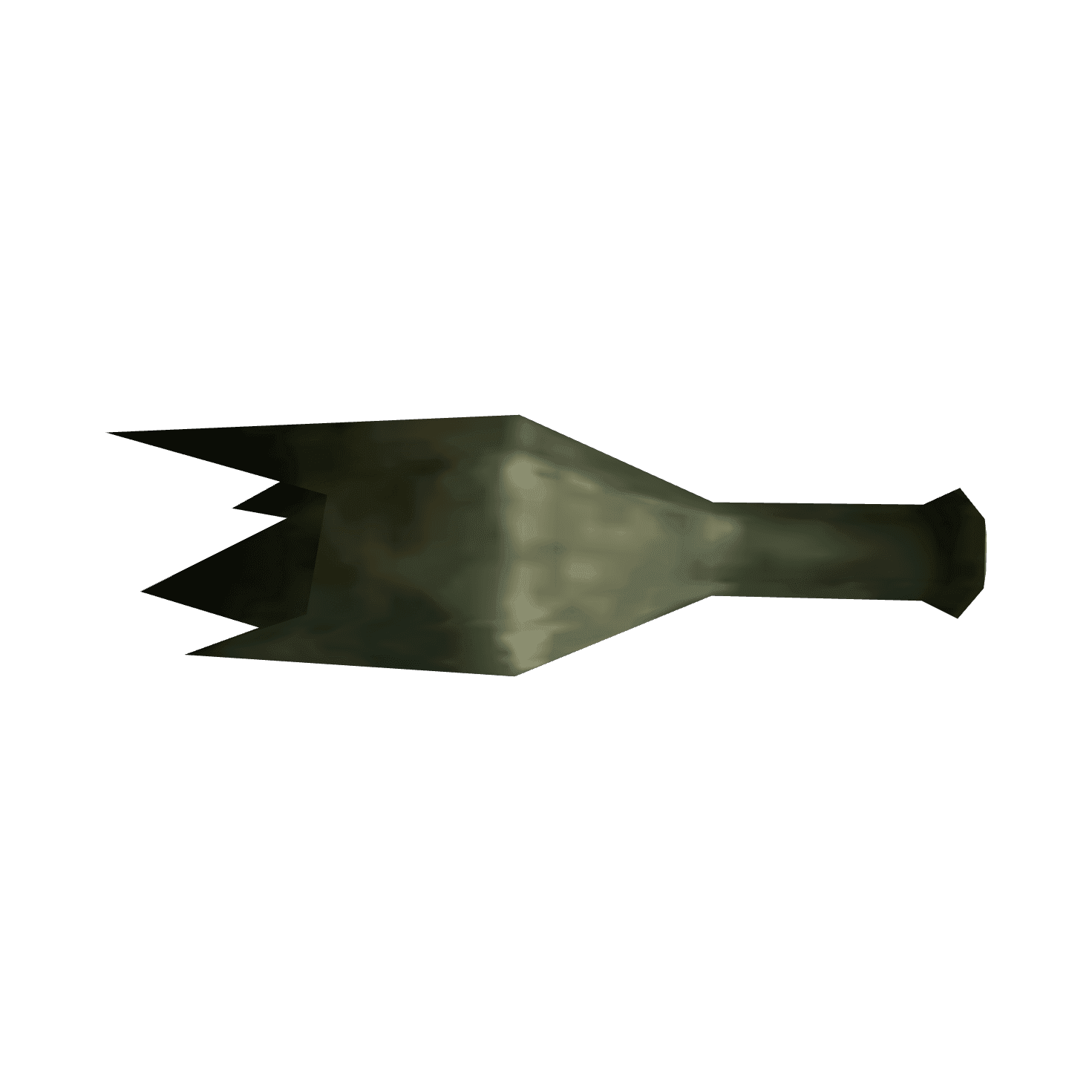 Botella de vino rota