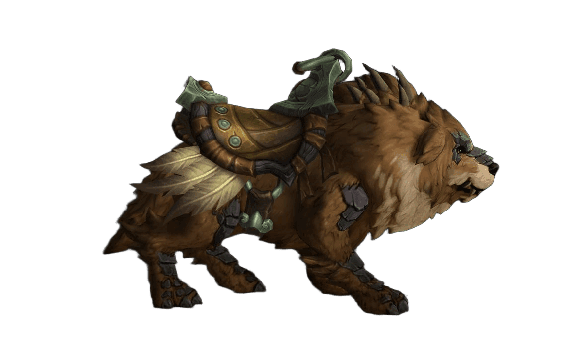 Brown-Furred Spiky Bakar