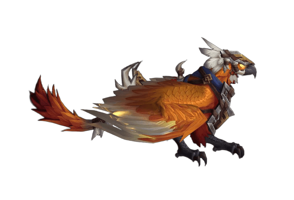 Cinder-Plumed Highland Gryphon