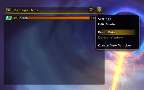 Reset Data — Damage Meter Reset Data — Damage Meter