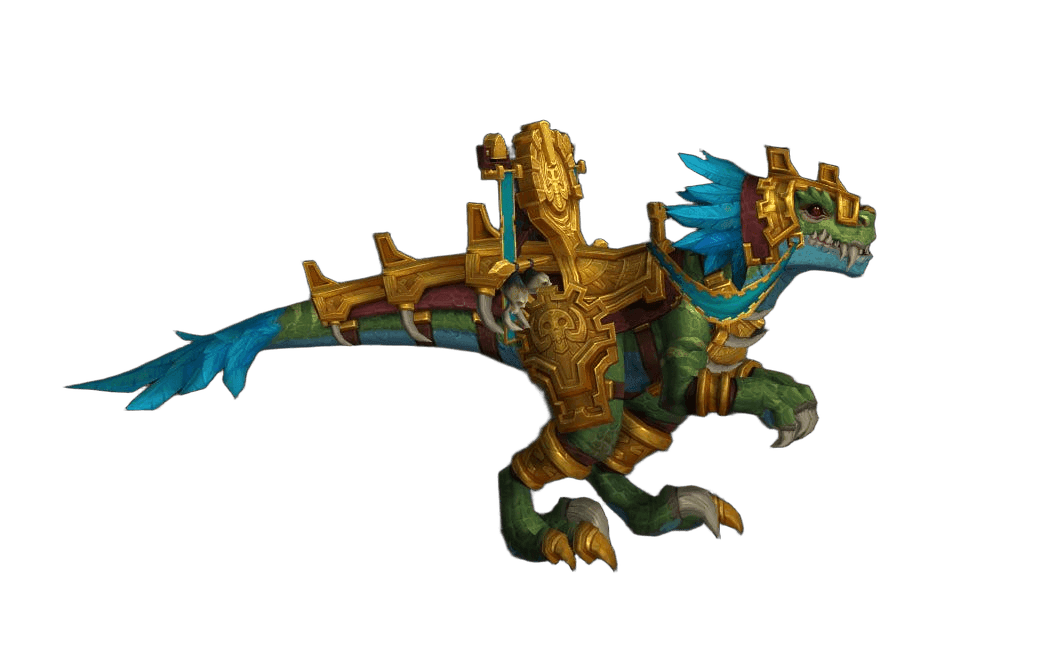 Goldbesetzter Ravasaurus