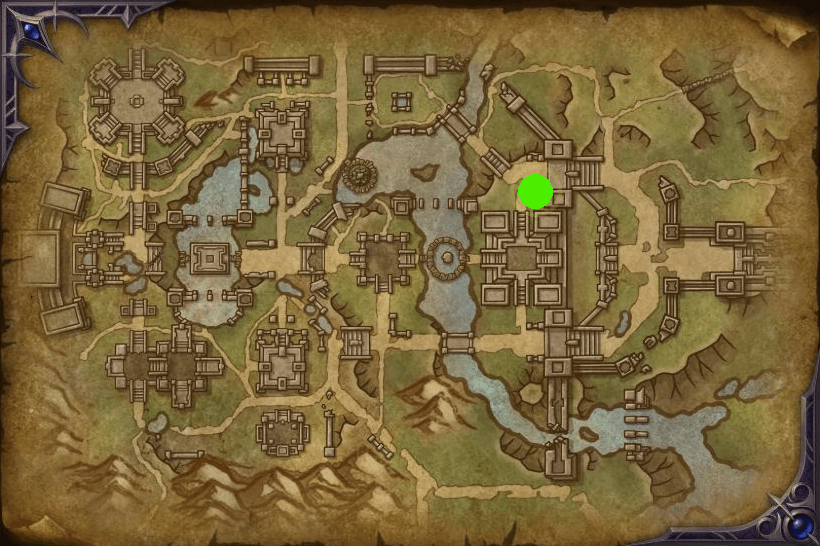 Disabled Helper Bot location map