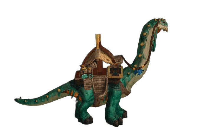 Riendas del brutosaurio de caravana poderoso