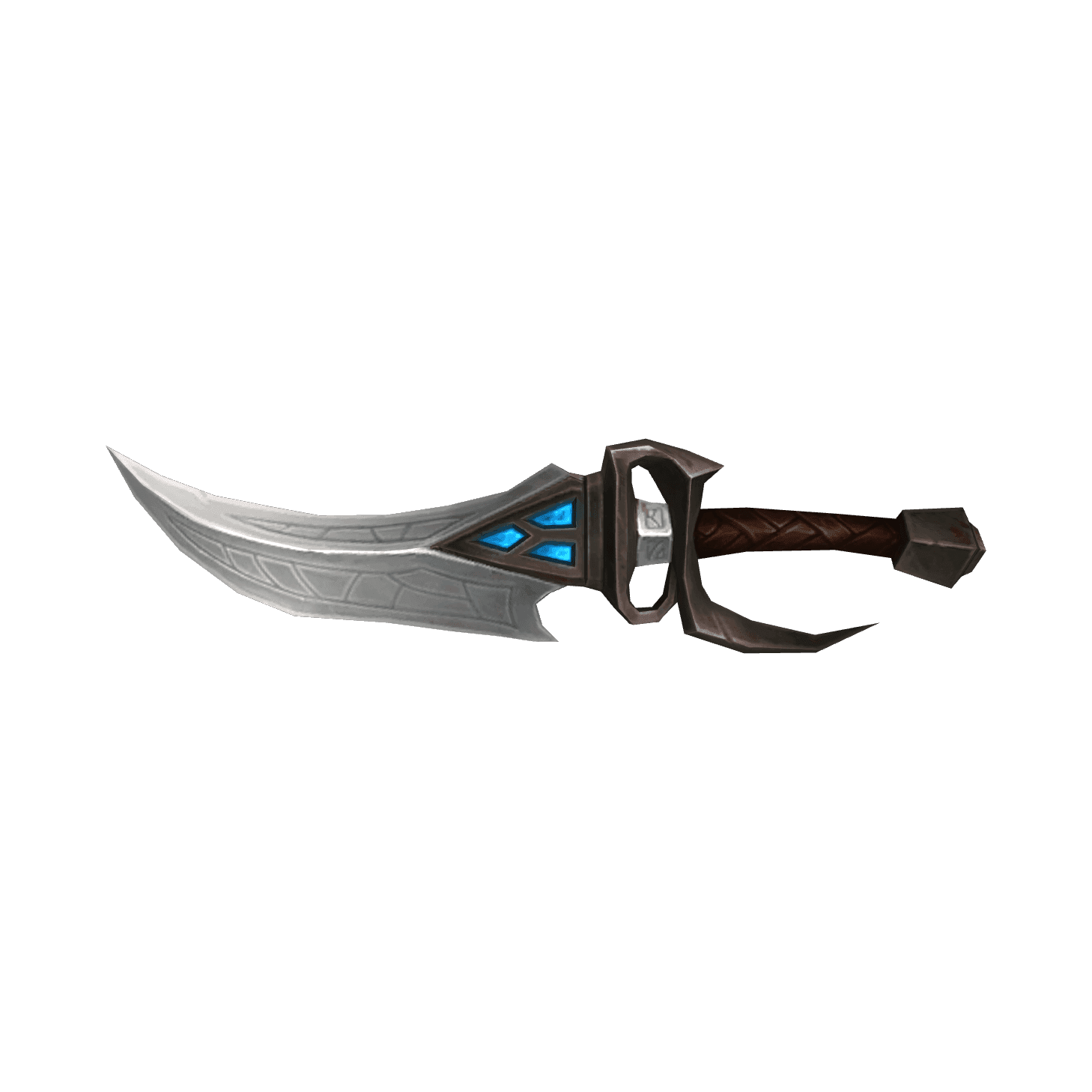 Серебряный ритуальный кинжал