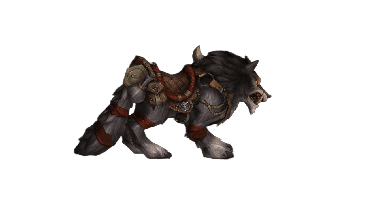Lobo temible humeante