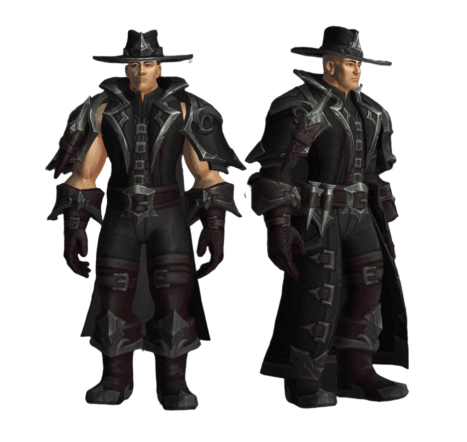 Witch Hunter's Shadow Attire