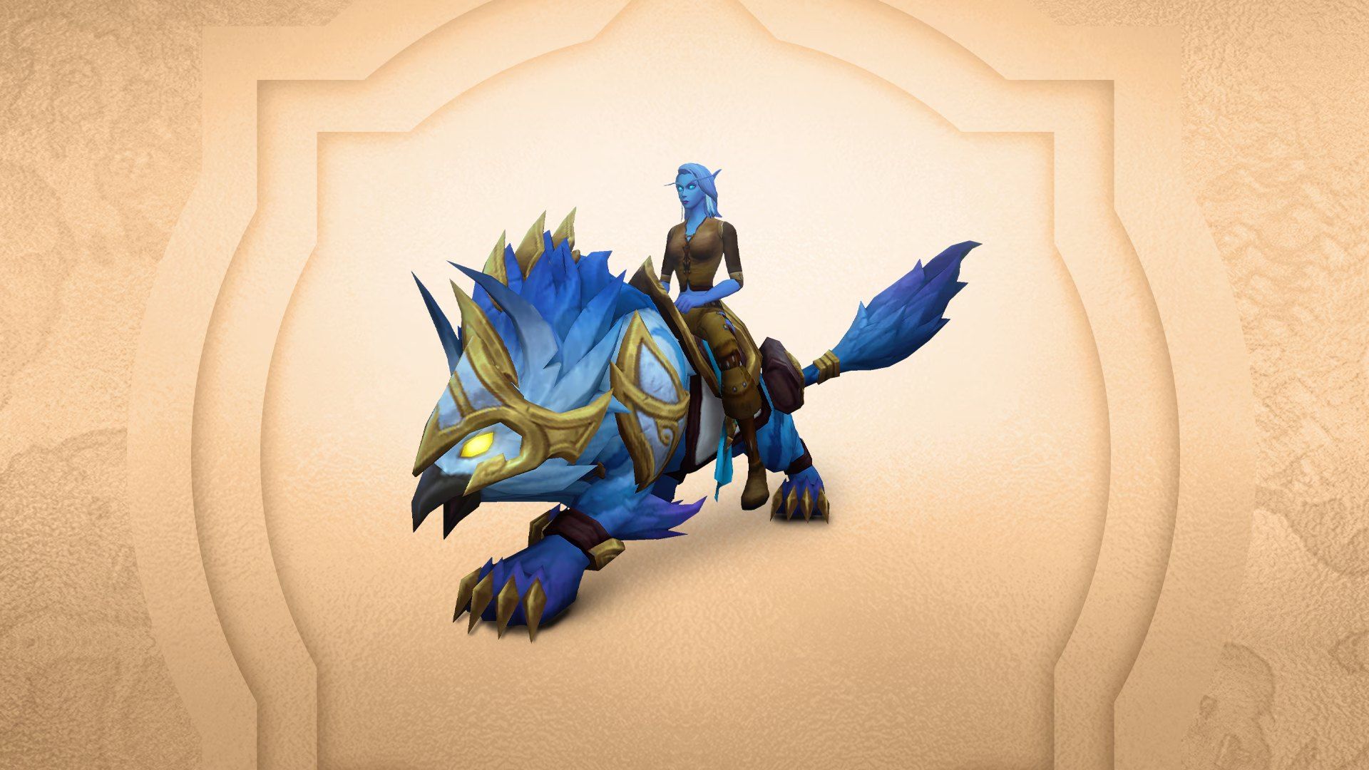 Sky-Blue Pride Claw — a ground mount