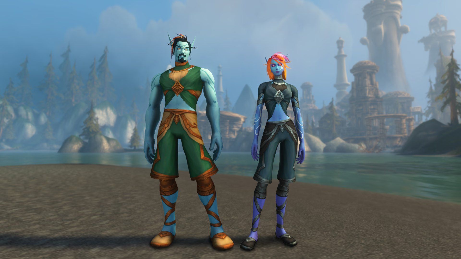 The Skyborne race and the opening part of the game on the Isle of Zephras